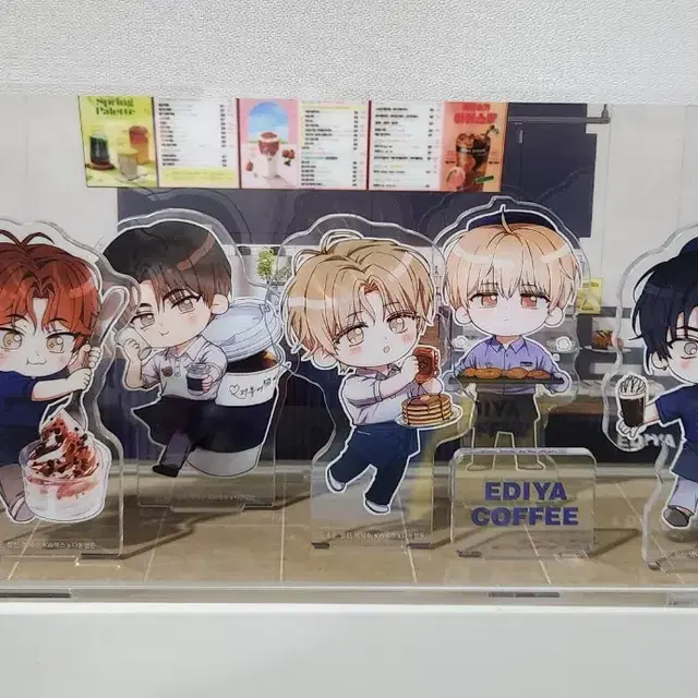 데못죽 이디야 콜라보 아크릴 스탠드 일괄