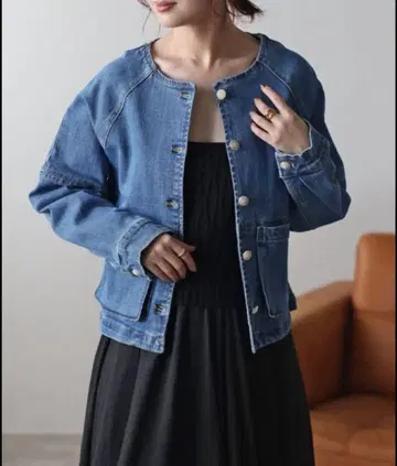 노카라 데님 자켓 G