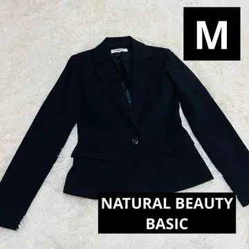 NATURAL BEAUTY BASIC 테일러드 자켓 M 블랙