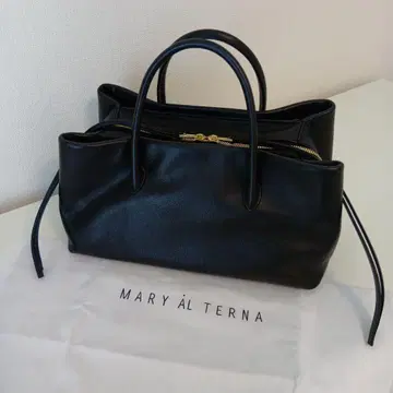 [ 컨디션 최상 ] MARY AL TERNA RIKYU 핸드백 블랙