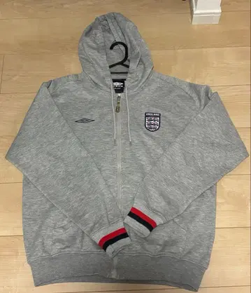 (레어) 엄브로 잉글랜드 대표 지퍼 후드티 그레이