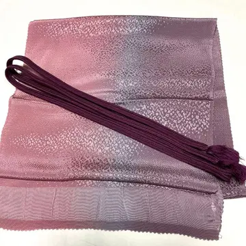 C297 순수 실크 오비아게 이치노쿠라 오비지메 세트 컨디션 최상 기모노