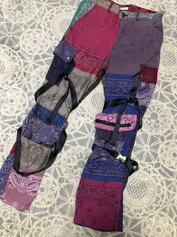 칠드런 오브 더 디스코댄스 BANDANA PATCHWORK 팬츠