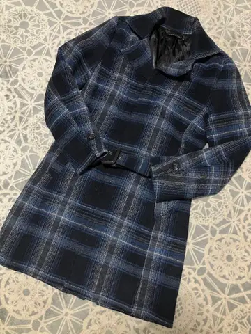 GOSTAR DE FUGA 고스타르지후가 울 체크 코트