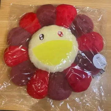 꽃 쿠션 무라카미 다카시 로즈 레드