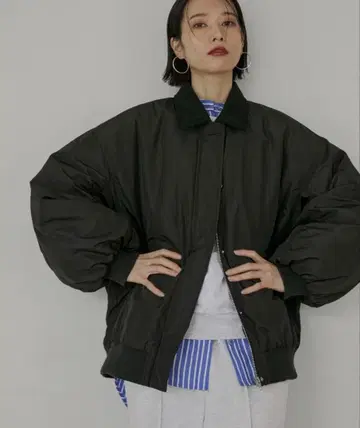 feepur 코듀로이 옷깃 볼륨 MA-1