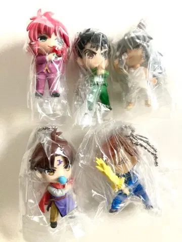 유유백서 피규어 키링