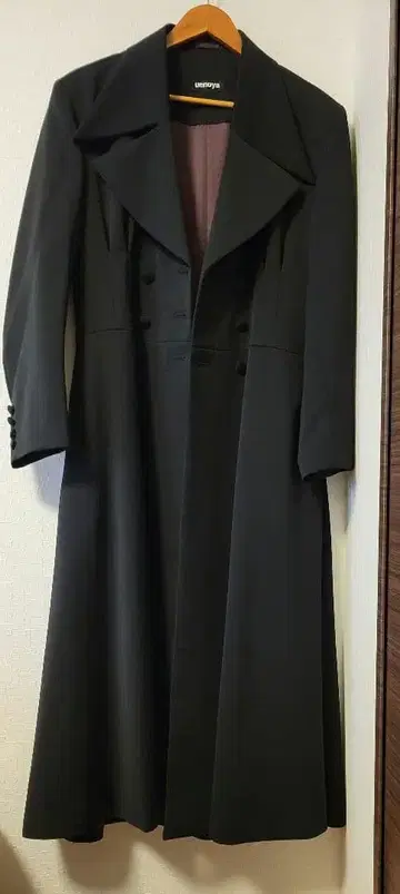 uenoya 롱 코트 플레어 코트 130