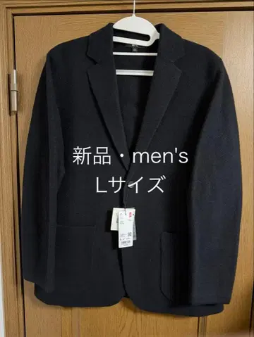 유니클로 니트 자켓 2025년 가을/겨울 모델 블랙 L 사이즈 새상품