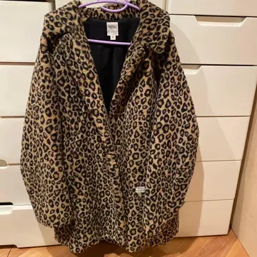 BEDWIN 레오파드 무늬 플리스 자켓