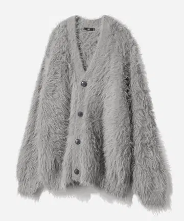 HARE 롱 샤기 가디건