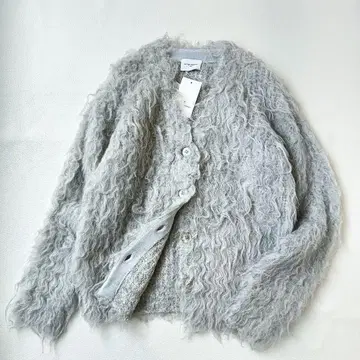 택 포함 새상품 [ 유나이티드 애로우즈 ] 퍼리 오버 가디건 샤기