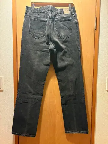 Lee 다크 그레이 스트레이트 데님