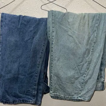 데님 팬츠 세트 2개