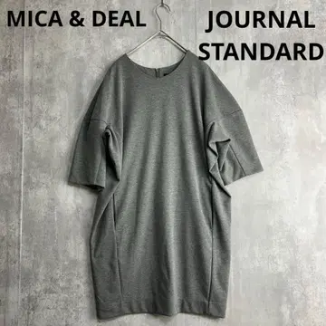 MICA & DEAL 저널 스탠다드 원피스 그레이 튜닉