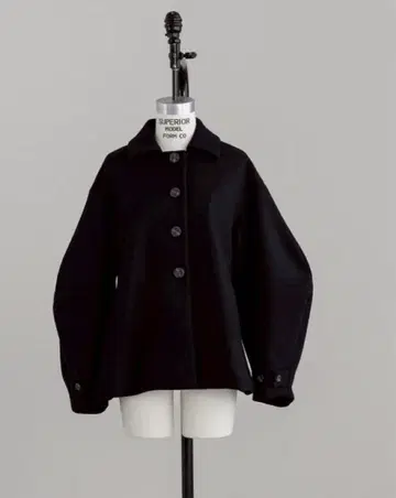 iore Balloon Sleeve Coat(BLACK)