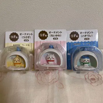 치이카와 (먼작귀) 애니마이 복권 오너먼트 3종