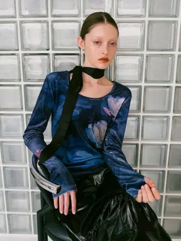 [ sahara ] Velour Art Print Top