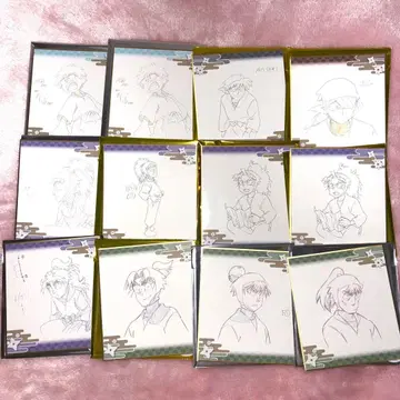 닌타마 란타로 체험전 원화 미니 색지