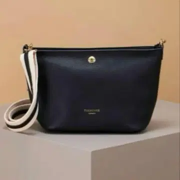 TOPKAPI 탑카피 소프트 슈링크 가죽 숄더 블랙