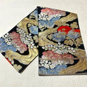 [ 연말 대처분 SALE ] 후쿠로 오비 폭 31cm 길이 429cm