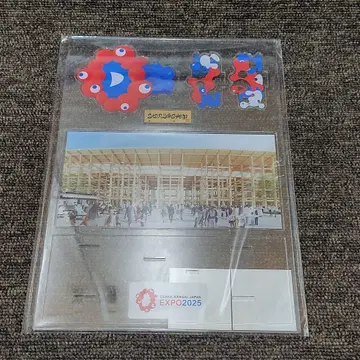 EXPO 2025 대지붕 링 어서 오세요 미야쿠미야쿠 아크릴 스탠드