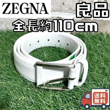 [ 24시간 이내/선착순 ] 고품질 제냐 Zegna 남성용 벨트 화이트