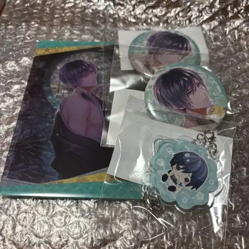 미남 전국 영연 복권 이마가와 요시모토 브로마이드 캔뱃지 아크릴 참