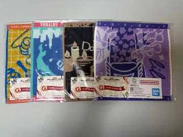 Mrs. GREEN APPLE 제일복권 자카드 타월 4장 세트