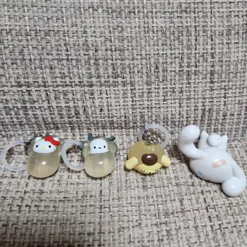 산리오 캐릭터즈 메지루시 액세서리 폼폼푸딩 키티 포차코