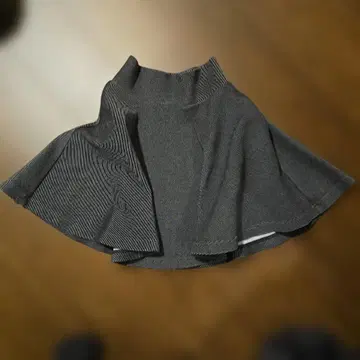 snidel 그레이 플레어 스커트 하이넥