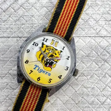 한신 타이거즈 수동 와인딩 시계 5000-6030 작동하지 않는 제품