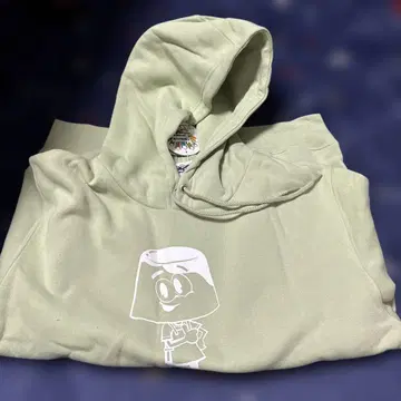 나니와단시 GU 콜라보 후드 부착 후드티 M 사이즈