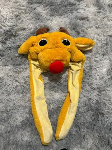 [ 크리스마스 ] 루돌프 봉제 인형 모자