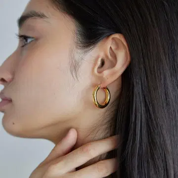 SeaRoomlynn 시루무린 후프 귀걸이 골드
