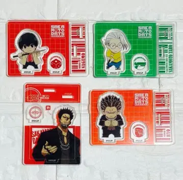 SAKAMOTO DAYS 사카모토 데이즈 2피스 아크릴 스탠드 4개 세트