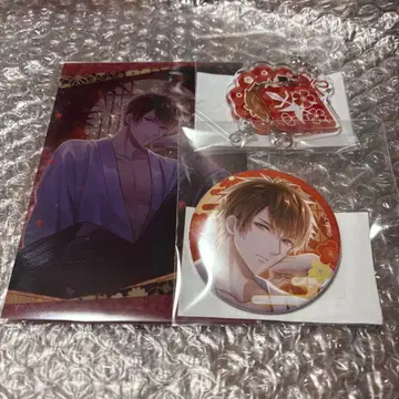 미남 전국 영연 복권 사나다 유키무라 브로마이드 캔뱃지 아크릴 참