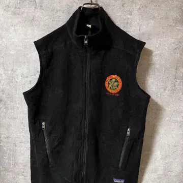 파타고니아 patagonia 베스트 플리스 신틸라 기업 자수 블랙