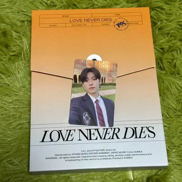 TNX 더뉴식스 LOVE NEVER DIES 앨범