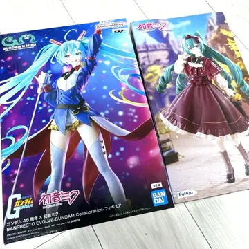 하츠네 미쿠 GUNDAM 콜라보 피규어 2체 세트