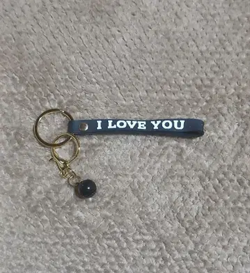 I LOVE YOU 키링 방울 포함