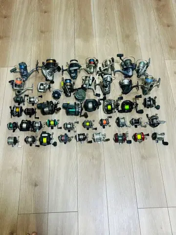 낚시릴 다수 세트 45개 정크