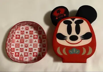 디즈니 미키마우스풍 달마 빈 상자 설날 장식 수납 박스