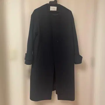 GREEN LABEL RELAXING 네이비 롱 코트