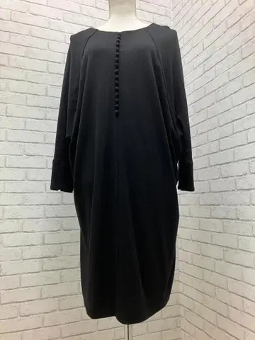 ( K12172 ) 어도어 ADORE 싸개 단추 돌먼 원피스 36