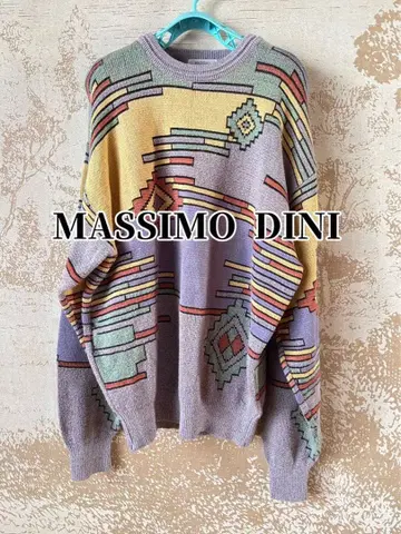 MASSIMO DINI ITALY 니트 빈티지 구제 의류 레트로