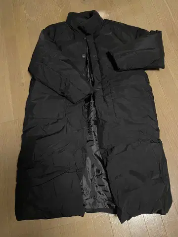 한 번 착용 새상품급 충전솜 롱 다운 코트