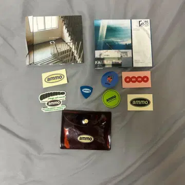 ammo 굿즈 세트 CD 스티커 피크 파우치