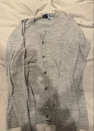 JOHN SMEDLEY 그레이 가디건 S 사이즈