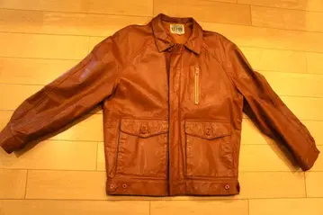 ICEFIRE 브라운 가죽 자켓